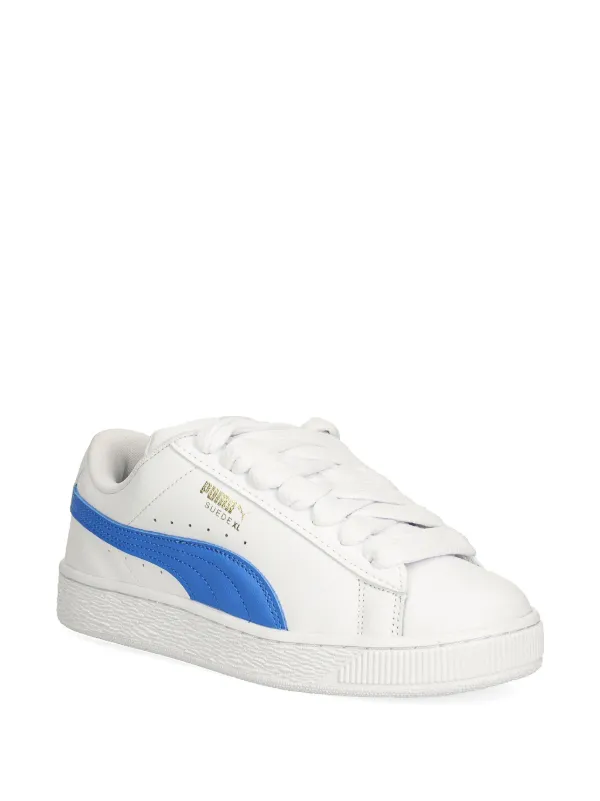 Puma suede classic all white best sale