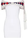 POSTER GIRL Coach mini dress - White