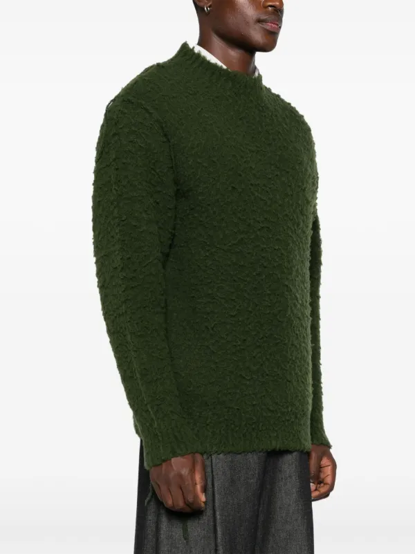 Sacai Pilled Sweater | Green | FARFETCH Sacai Pilled Sweater | Green | FARFETCH