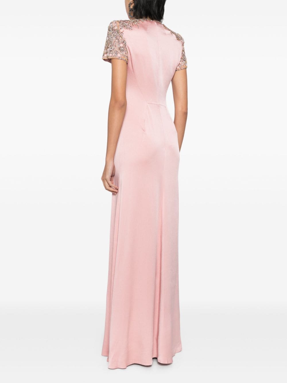 Shop Jenny Packham Starry Dress In Pink