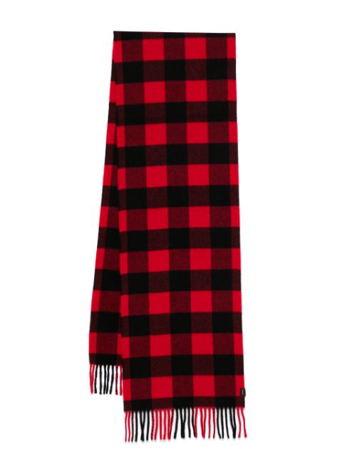 Woolrich Buffalo Check-pattern scarf