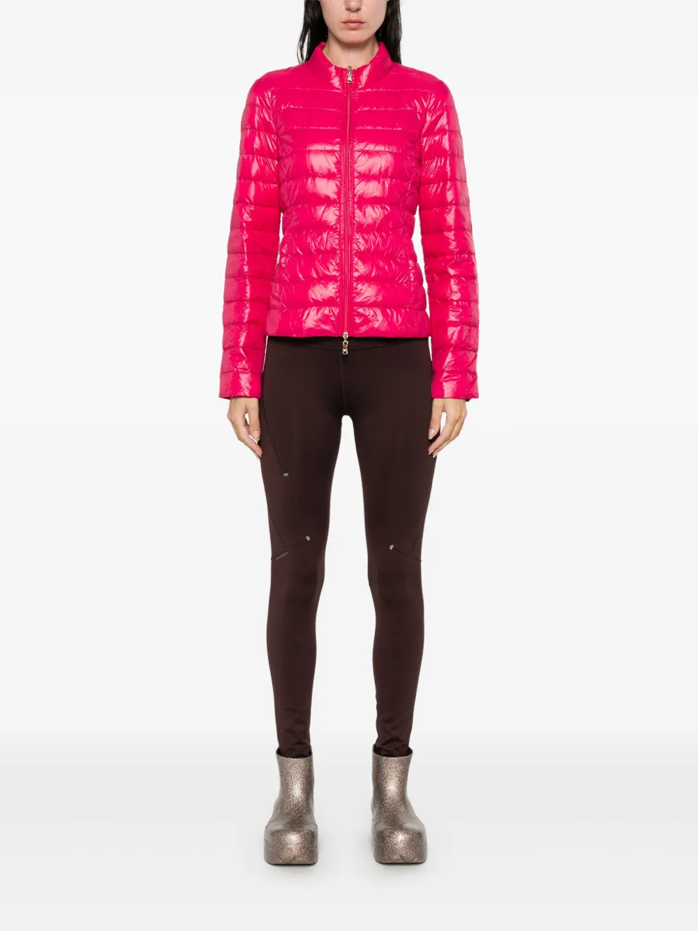 Patrizia Pepe Gewatteerd jack - Roze