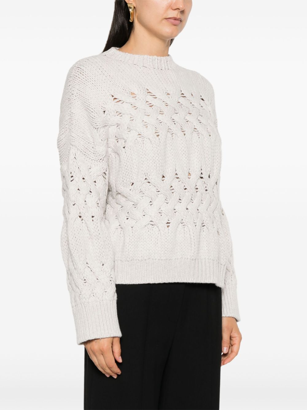 Brunello Cucinelli cable-knit cashmere sweater Women