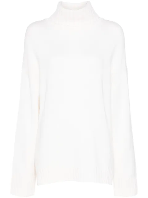 Allude roll-neck sweater