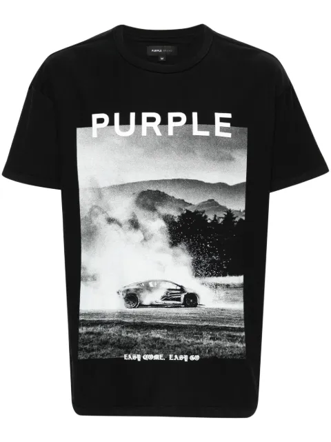 Purple Brand playera con fotografía estampada
