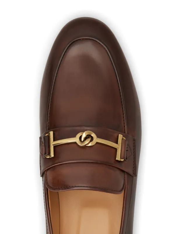 TODS ロゴプレート ローファー Tod's ロゴプレート ローファー | ブラウン | FARFETCH JP