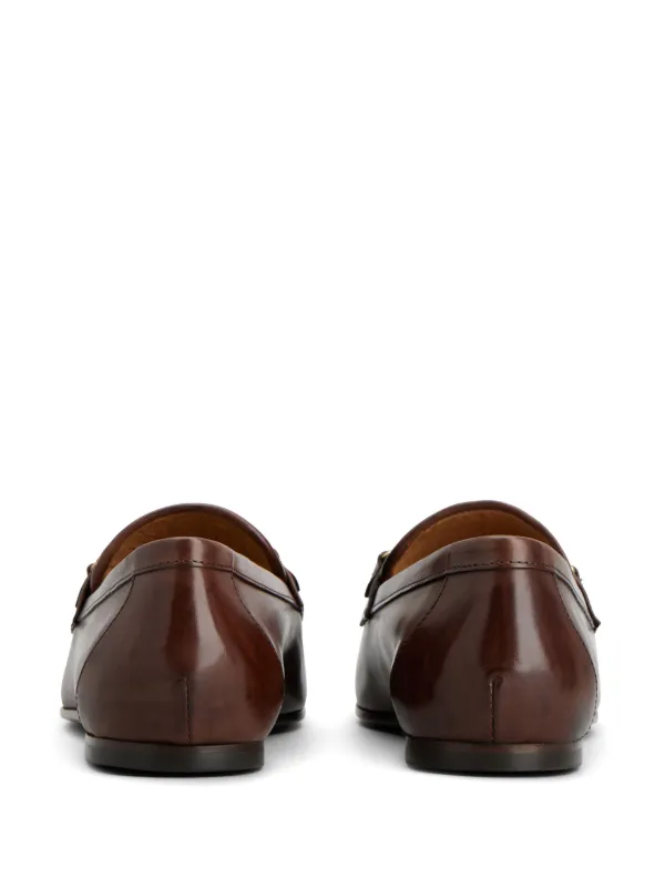 Tod's ロゴプレート ローファー | ブラウン | FARFETCH JP