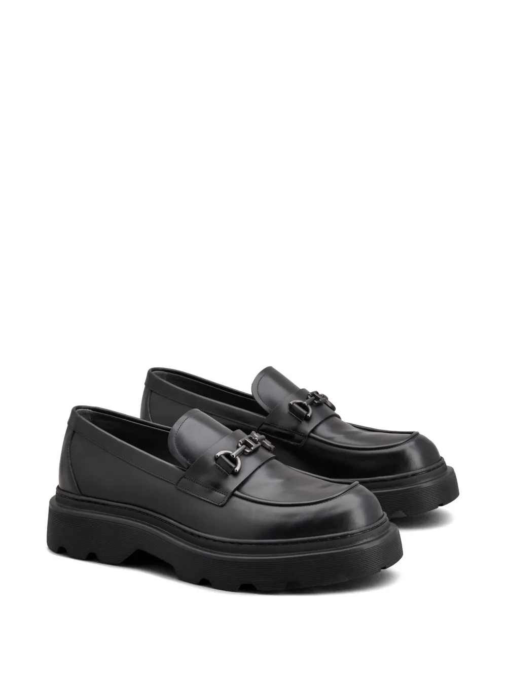 Tod's leather loafers - Zwart