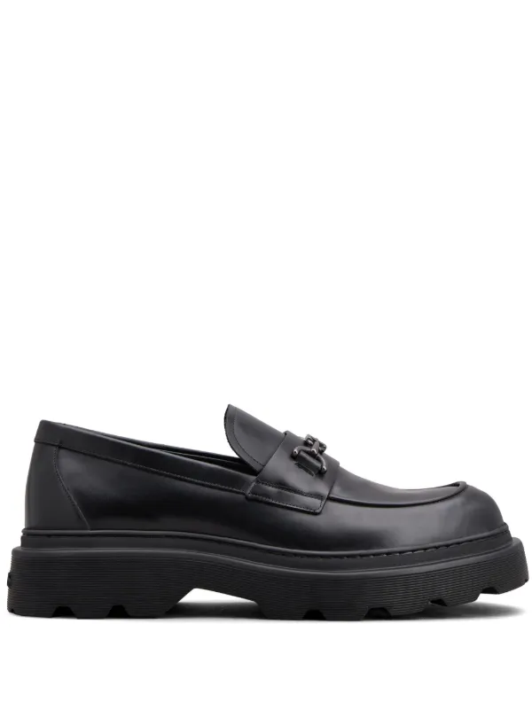 Tod's Leather Loafers | Black | FARFETCH GE