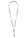 Neighborhood Cord Cross necklace - Black