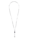 Neighborhood Cord Cross necklace - Grey
