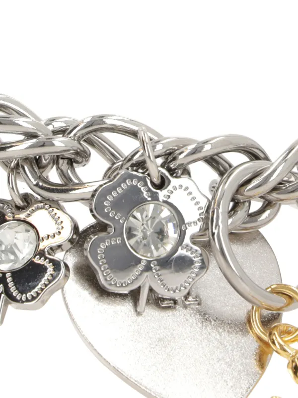 Chopova lowena ネックレス Silver Triple Curl Charm Necklace by Chopova Lowena on Sale