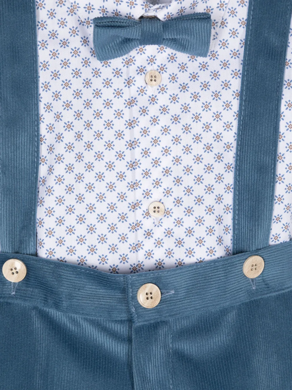 Colorichiari Shorts met geometrisch patroon Beige