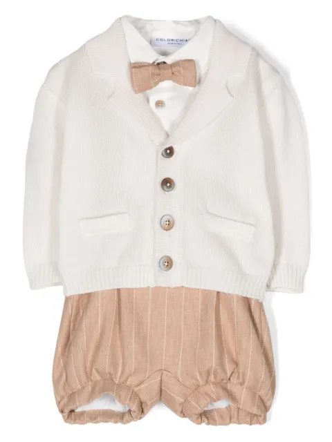 Colorichiari single-breasted shorts set