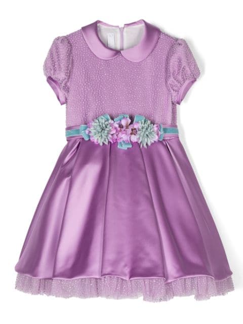 Colorichiari floral-belt dress