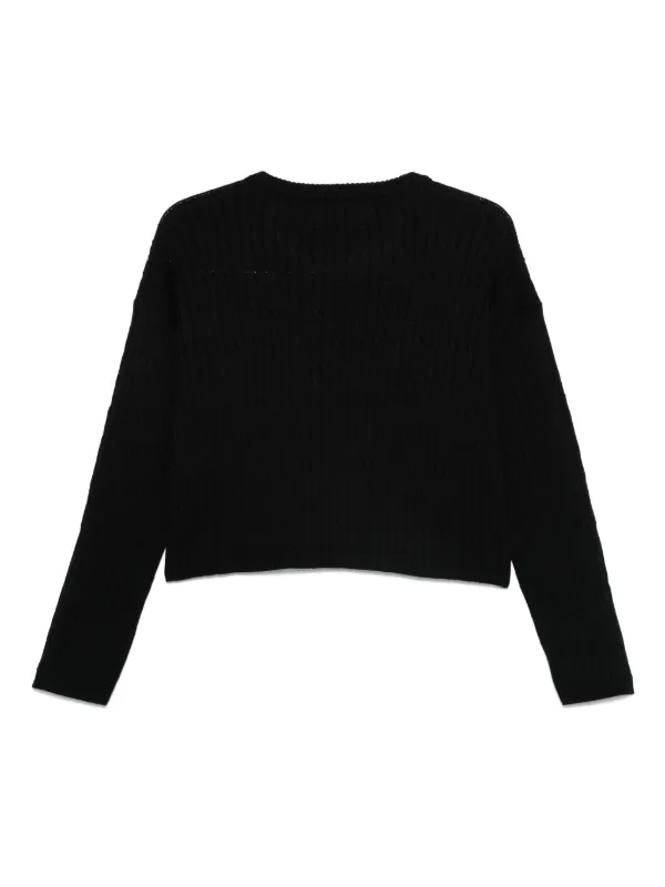 Manuel Ritz Maglione Crop Nero FARFETCH IT