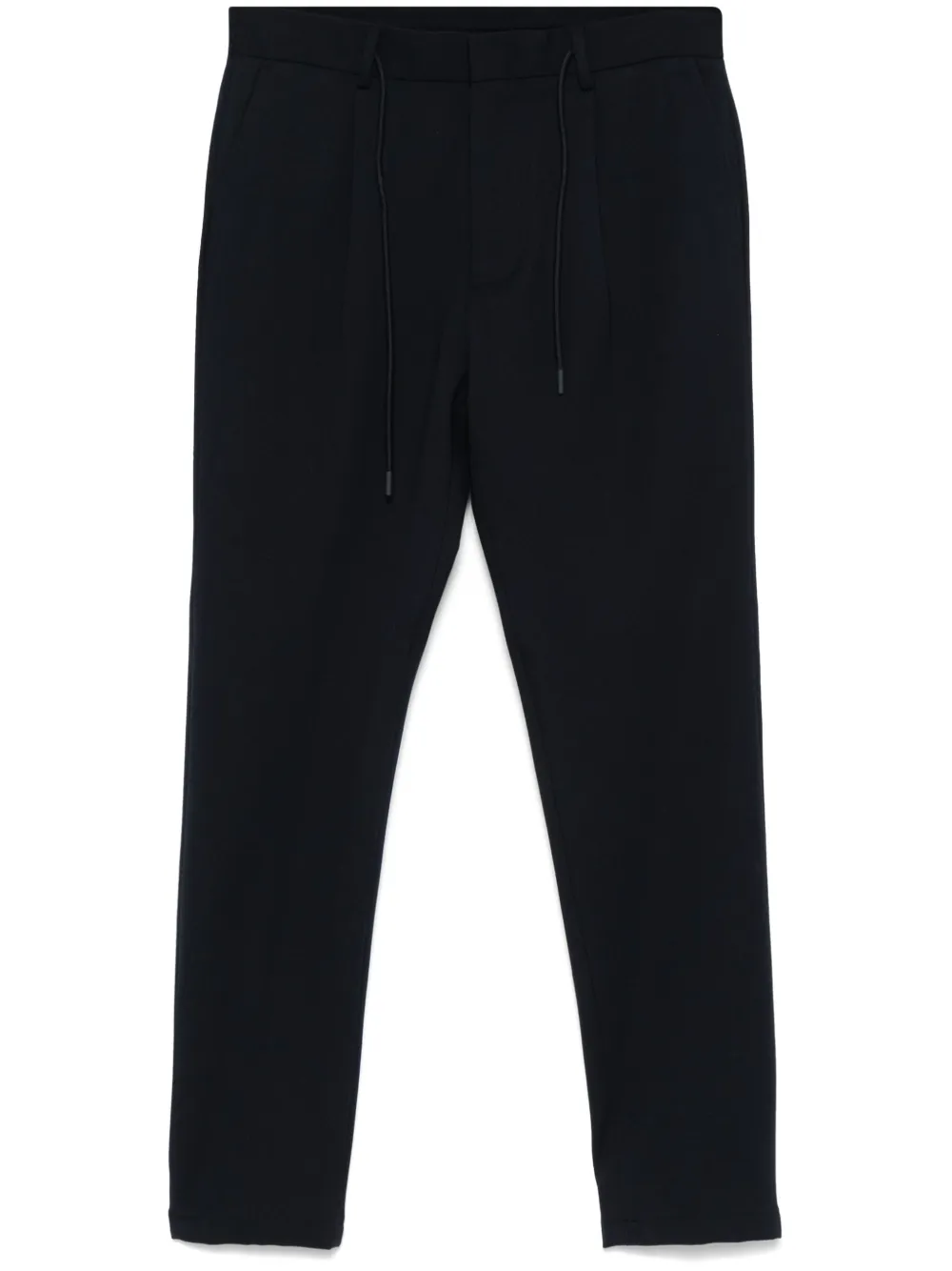 Manuel Ritz Broek met geplooid detail Blauw