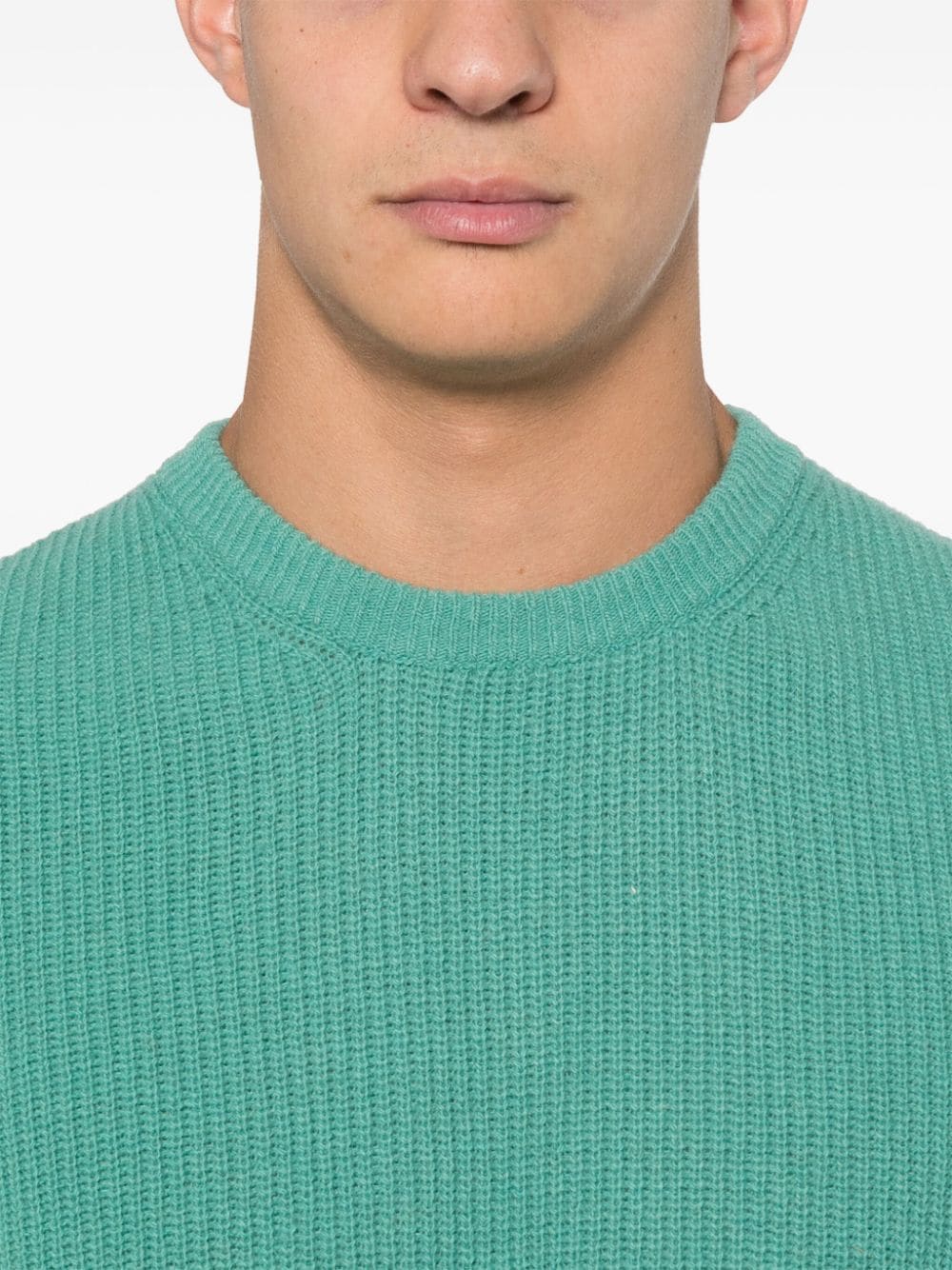 Shop Manuel Ritz Crew-neck Sweater In Green