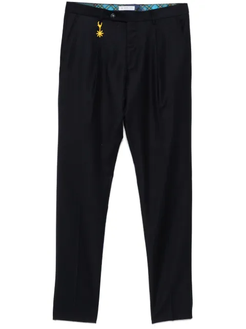 Manuel Ritz pleat-detail chinos
