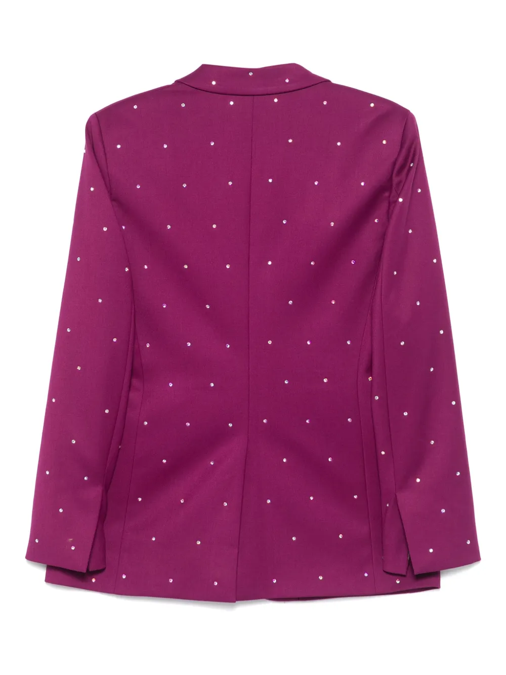 Manuel Ritz Blazer met kristallen applicatie - Paars