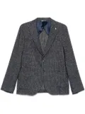 Manuel Ritz check-pattern blazer - Blue