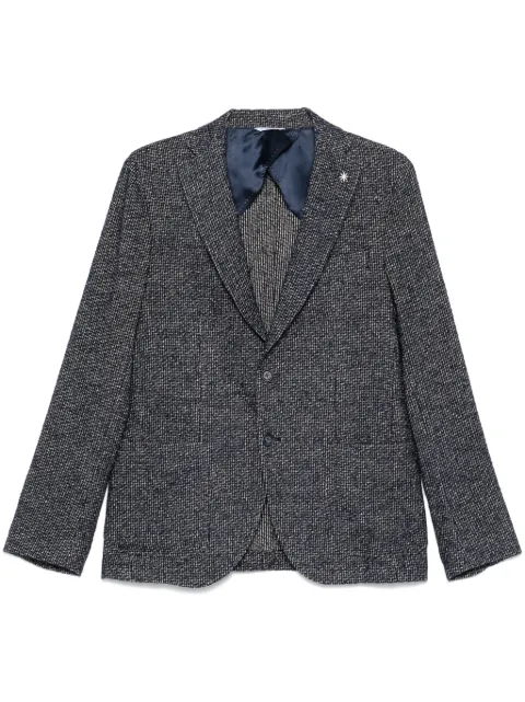Manuel Ritz check-pattern blazer