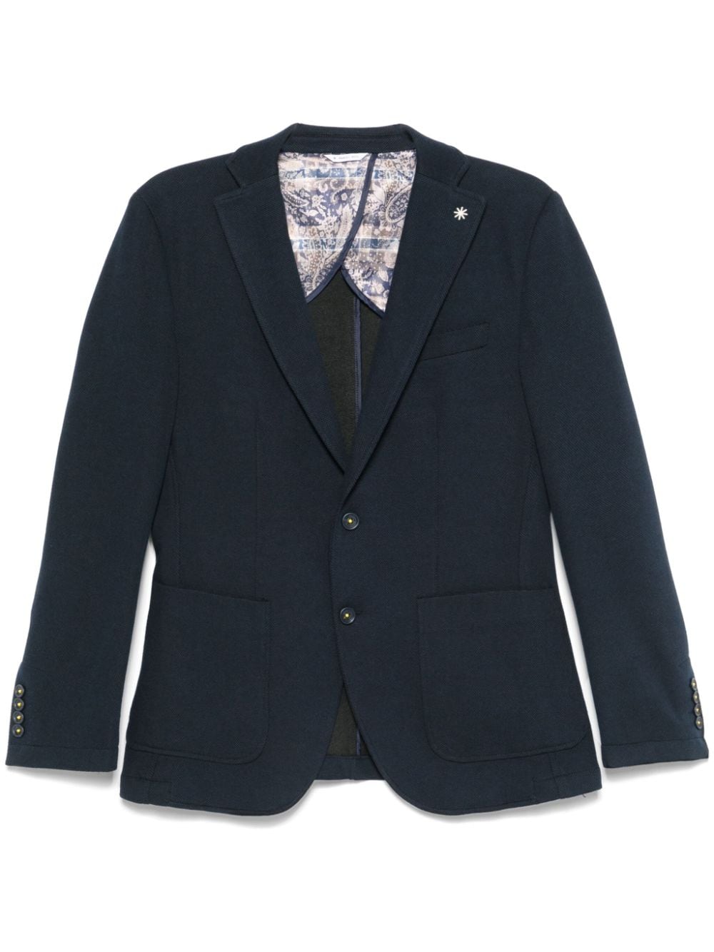 piqué jersey blazer