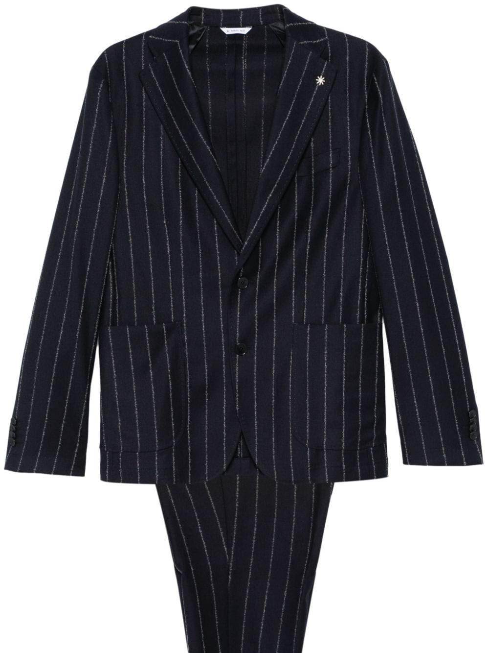 striped suit