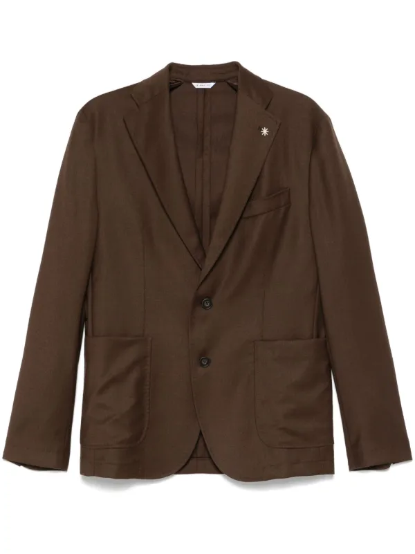 Manuel Ritz Nuvola Blazer Brown FARFETCH ID