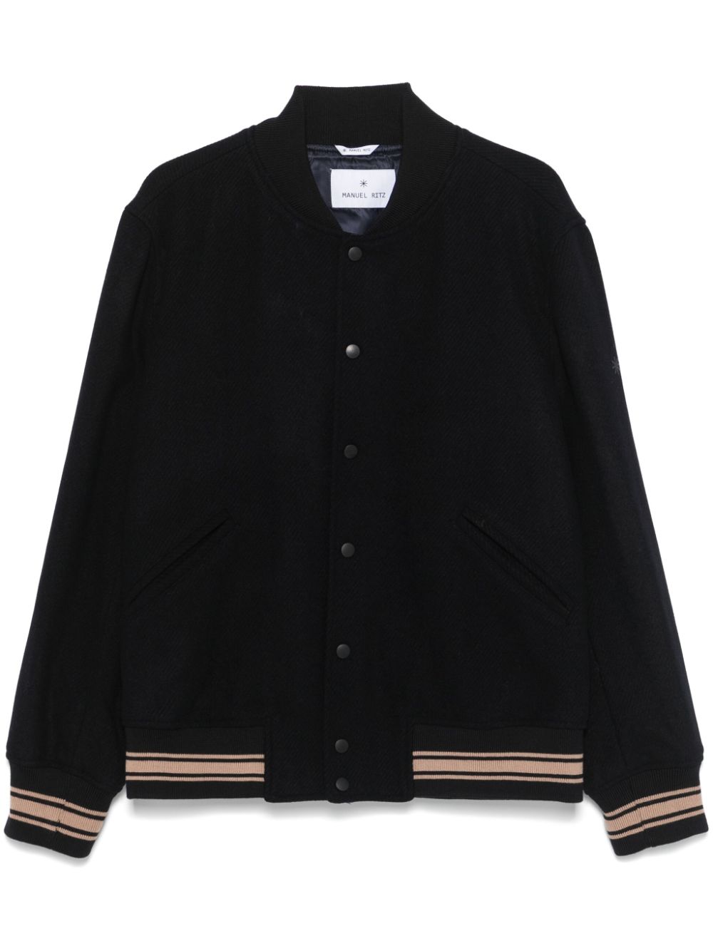 MANUEL RITZ FELTED BOMBER JACKET 