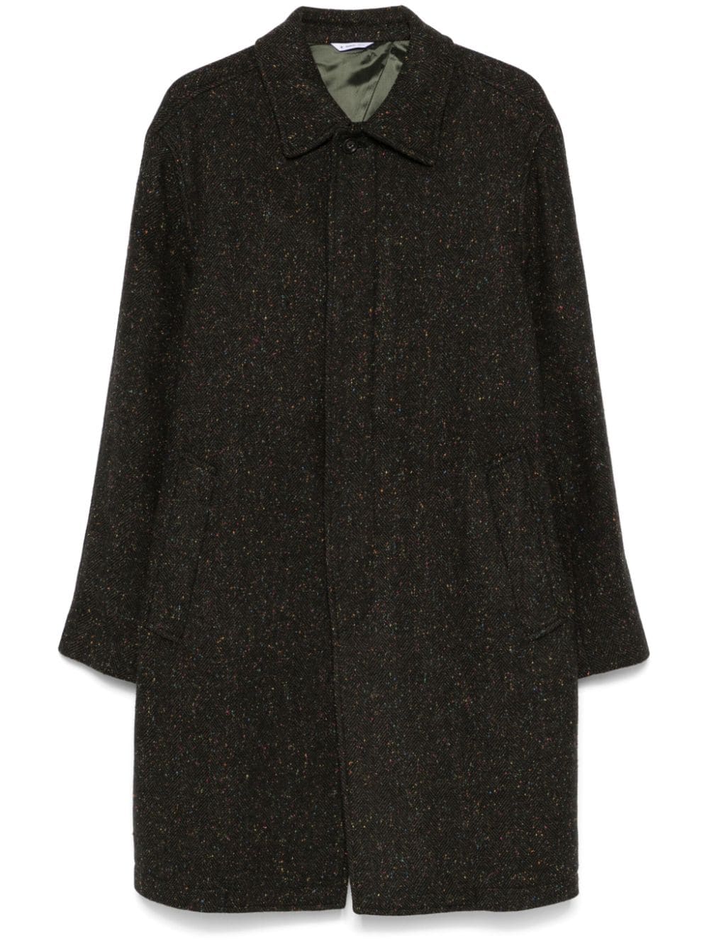 MANUEL RITZ HERRINGBONE-PATTERN COAT 