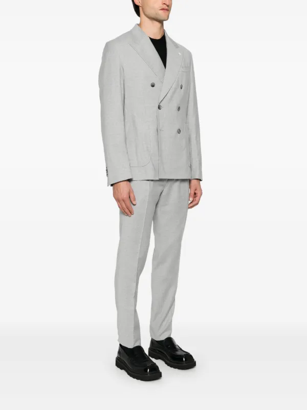 Manuel Ritz フランネル スーツ | グレー | FARFETCH JP