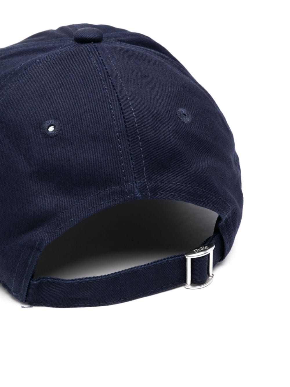 Drôle De Monsieur floral slogan-embroidered cap - Blauw