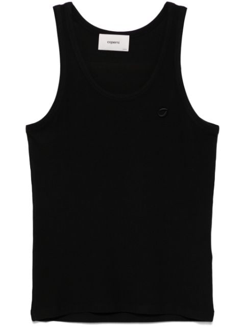 Coperni logo-embroidered tank top