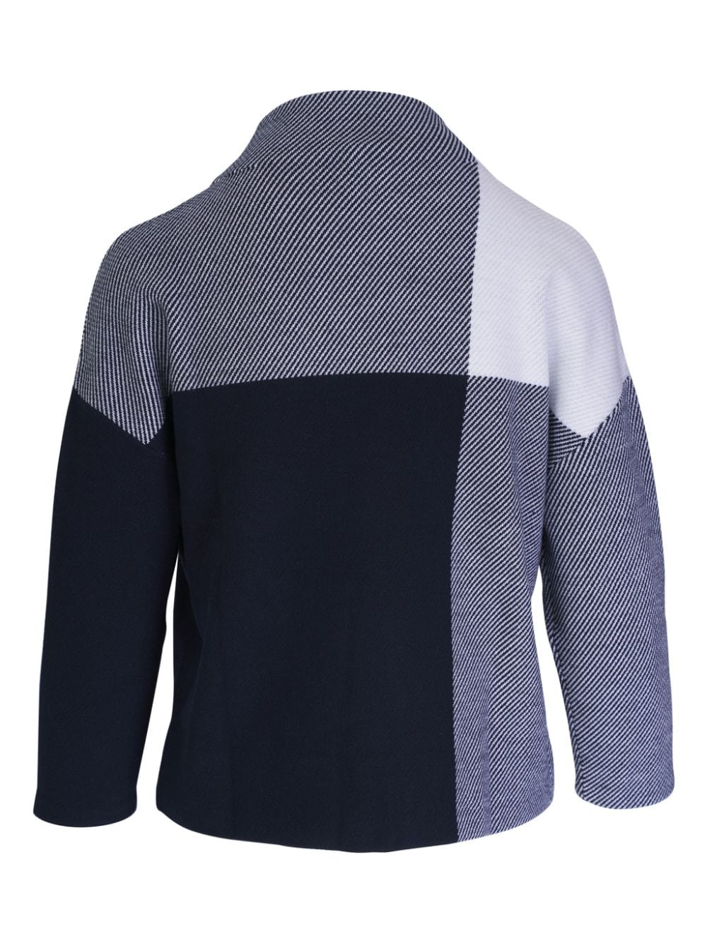 Akris Punto Trui met gingham ruit - Blauw