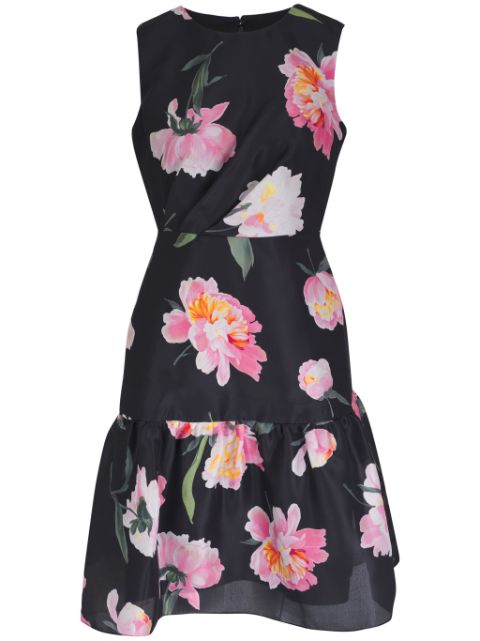 Carolina Herrera floral-print silk dress Women