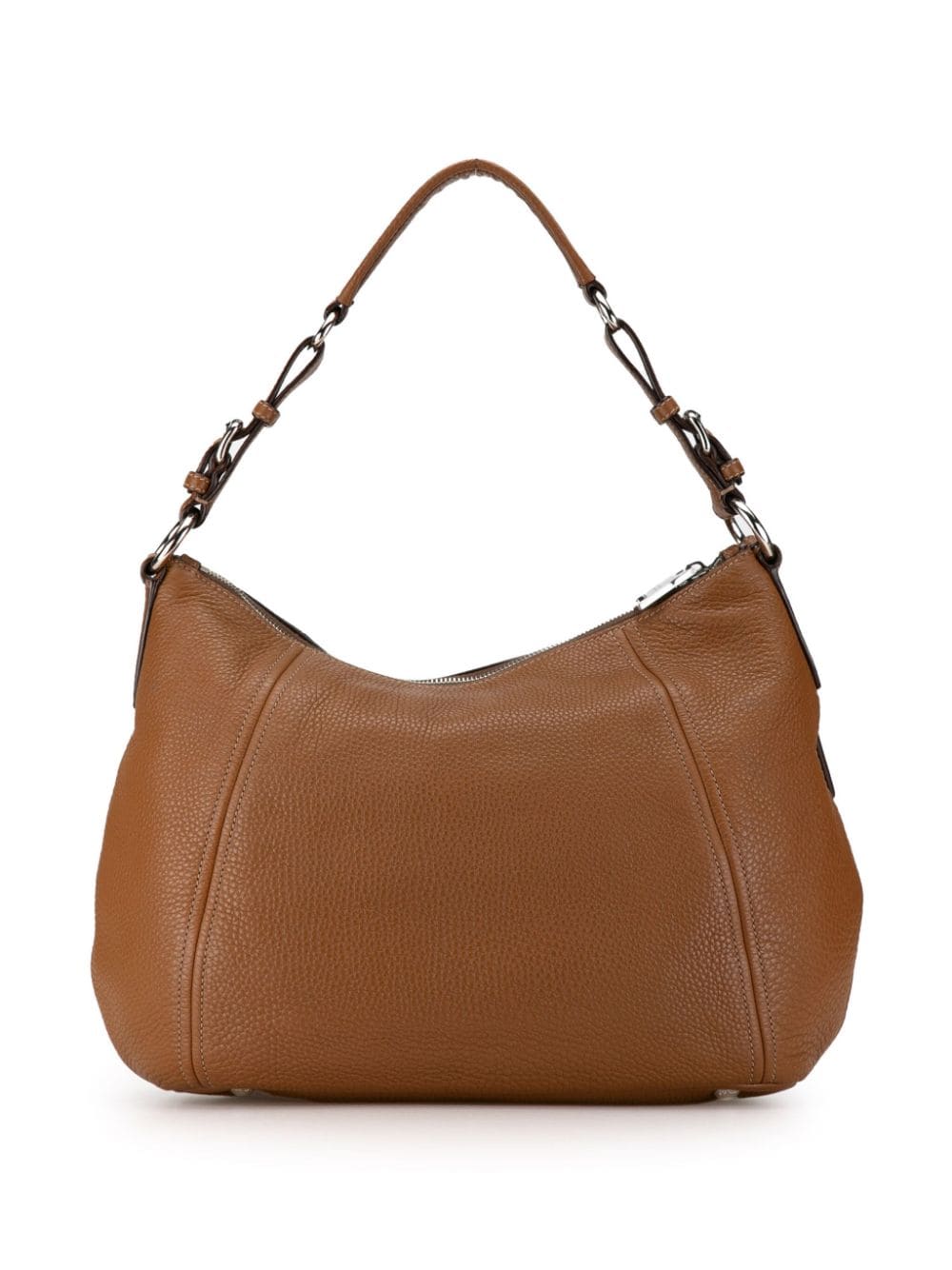 Prada Pre-Owned 2005 Vitello Daino hobo tas - Bruin