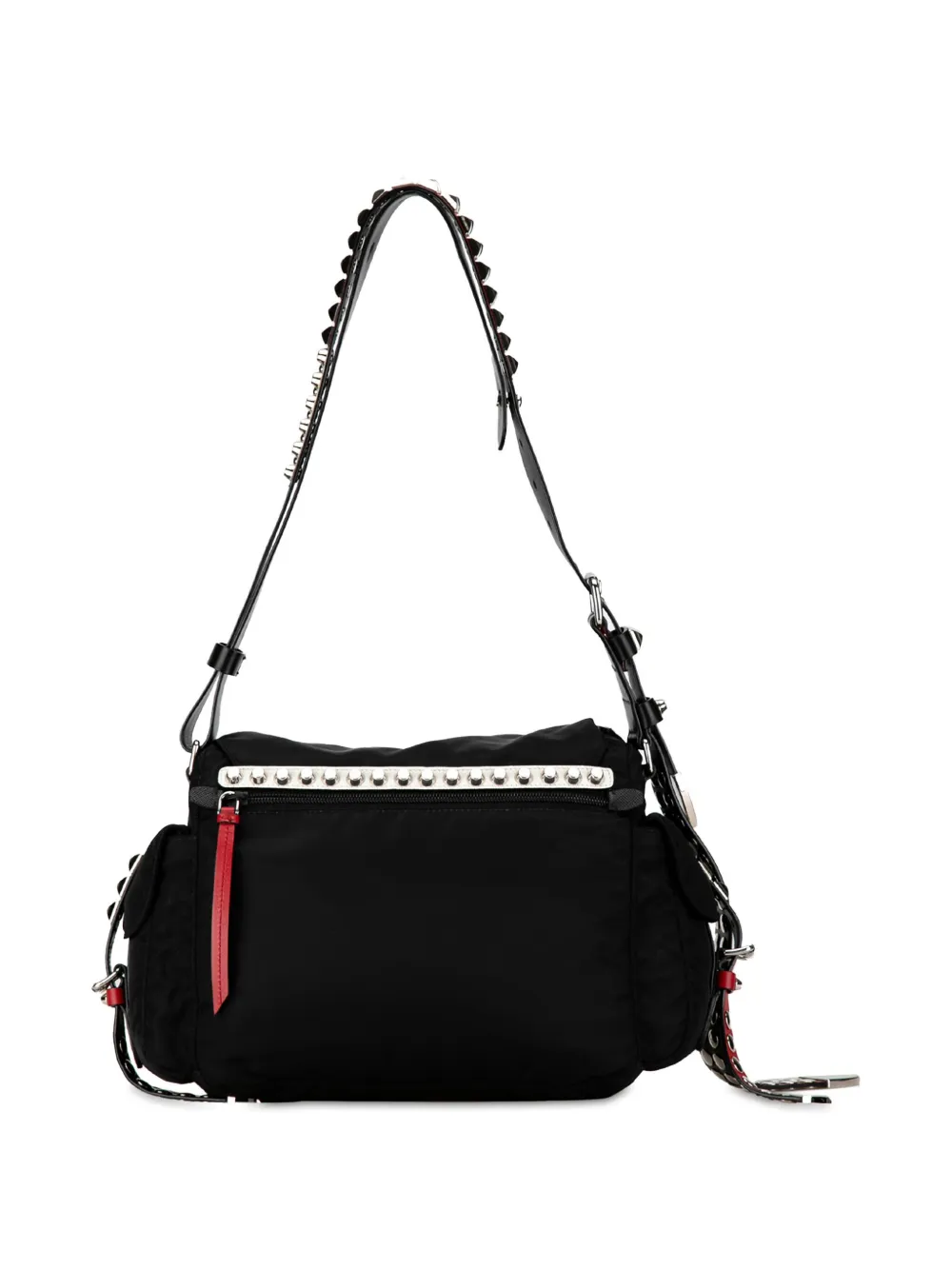 Prada Pre-Owned 2013-2020 Tessuto Elektra crossbodytas - Zwart