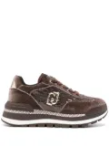 LIU JO sequined sneakers - Brown