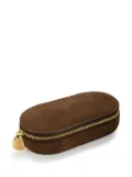Monica Vinader oval leather jewelry box - Brown
