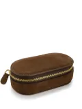 Monica Vinader mini oval suede jewellery box - Brown