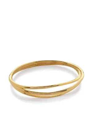 Monica Vinader Essential Bangle Bracelet | Gold | FARFETCH SG