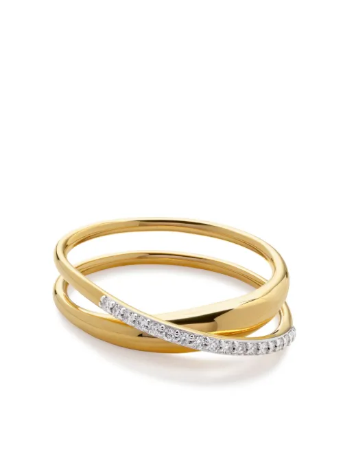 Monica Vinader bague Nura - Or - Monica Vinader - Modalova