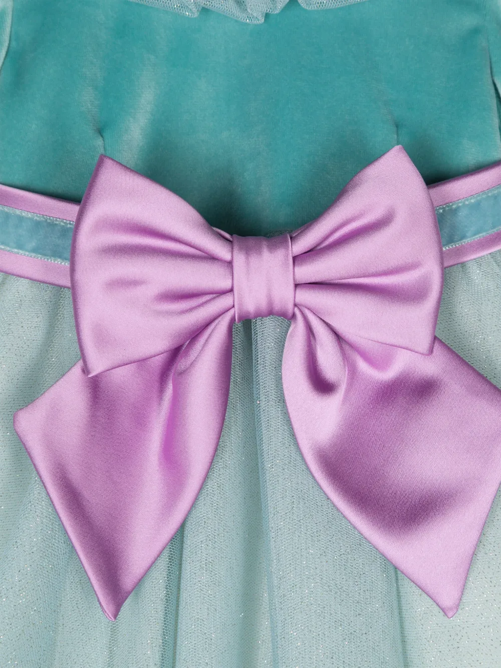 Colorichiari Jurk met ruches detail Groen