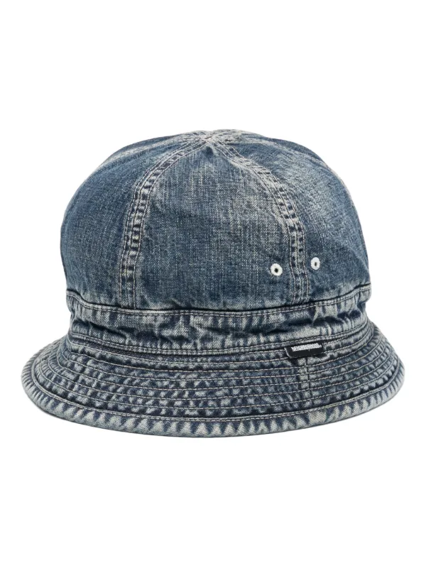 Neighborhood Denim Bucket Hat Blue FARFETCH UK