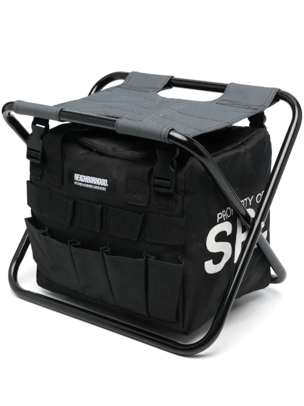 NEIGHBORHOOD | SRL Folding Stool Bag . SP Black / Grey