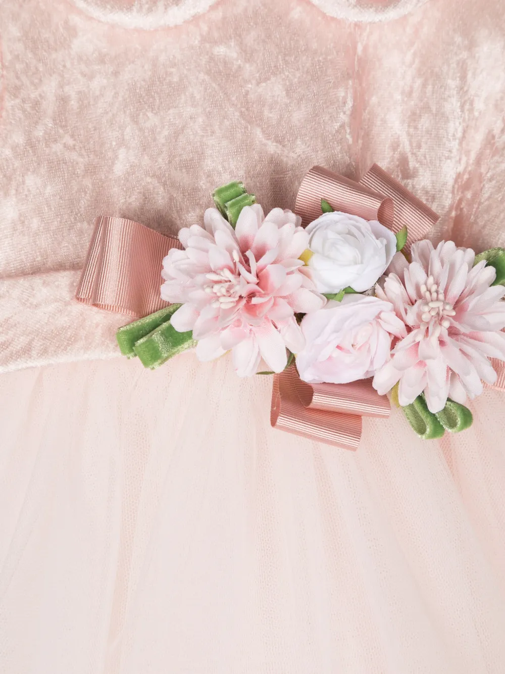 Colorichiari Jurk met bloemenpatch Roze