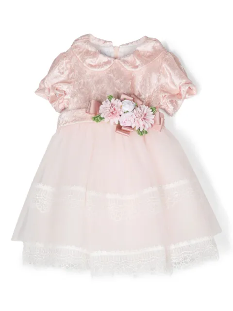 Colorichiari  floral-appliqué dress