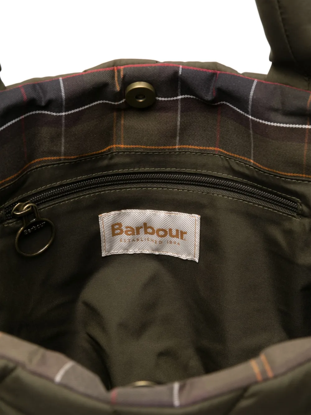 Barbour Shopper met logopatch Groen