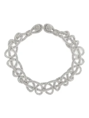 ネックレス・ペンダント FABIANA FILIPPI Braided necklace with diamond wire Fabiana Filippi Braided Necklace With Diamond Wire | Balardi